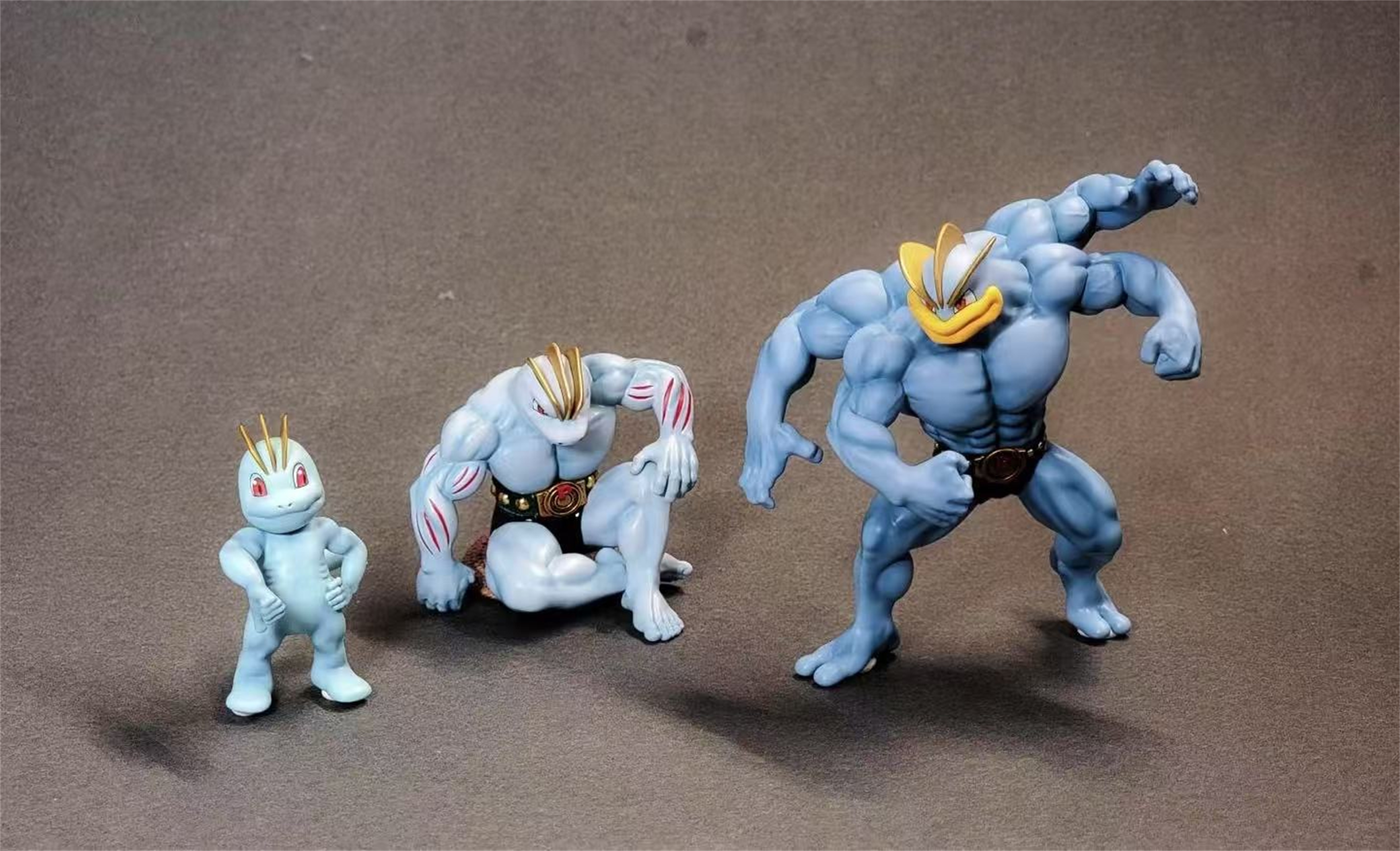 【现货】真新镇 怪力组A 豪力 腕力 pu树脂雕塑复刻 