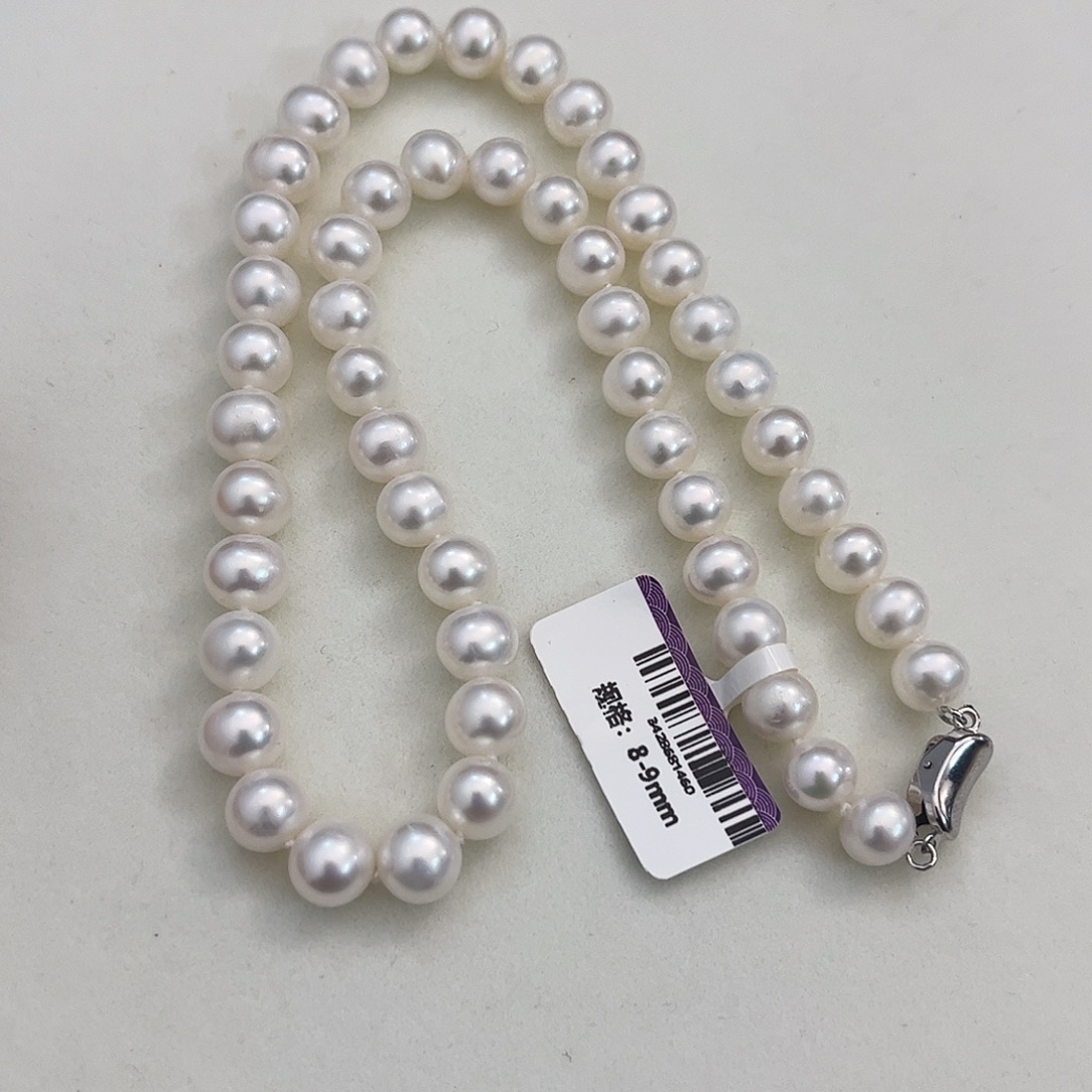 颈饰淡水珍珠银S925镶嵌