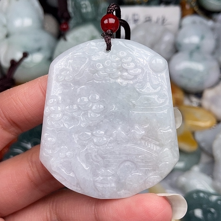 颈饰未镶嵌翡翠翡翠