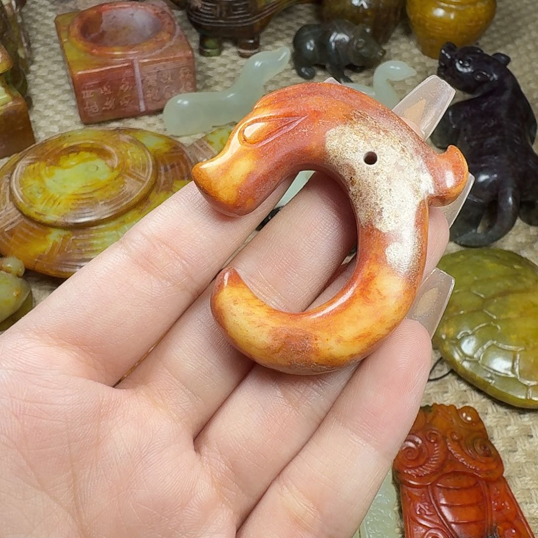 白玉菩提吊坠挂件