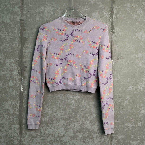 99新 MIU MIU/缪缪 99新/40*1/miumiu缪缪碎花毛衣/15186/JP