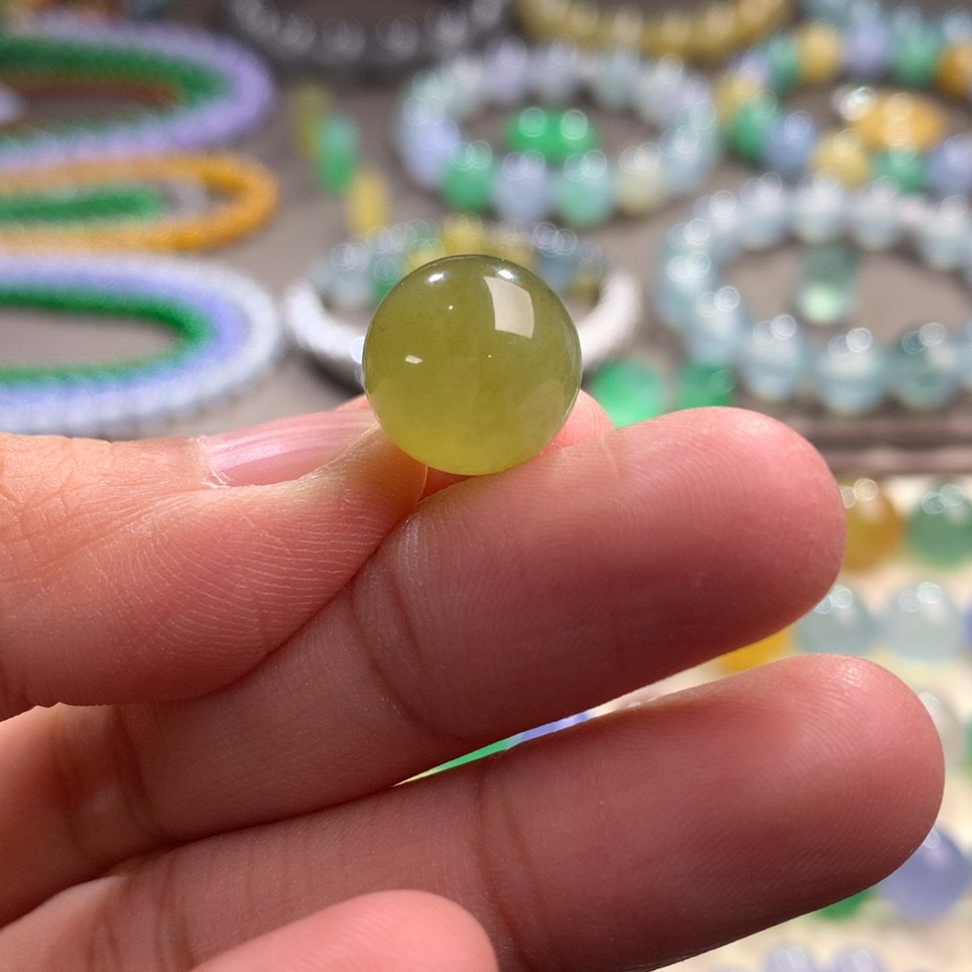 翡翠手链未镶嵌卡12.5
