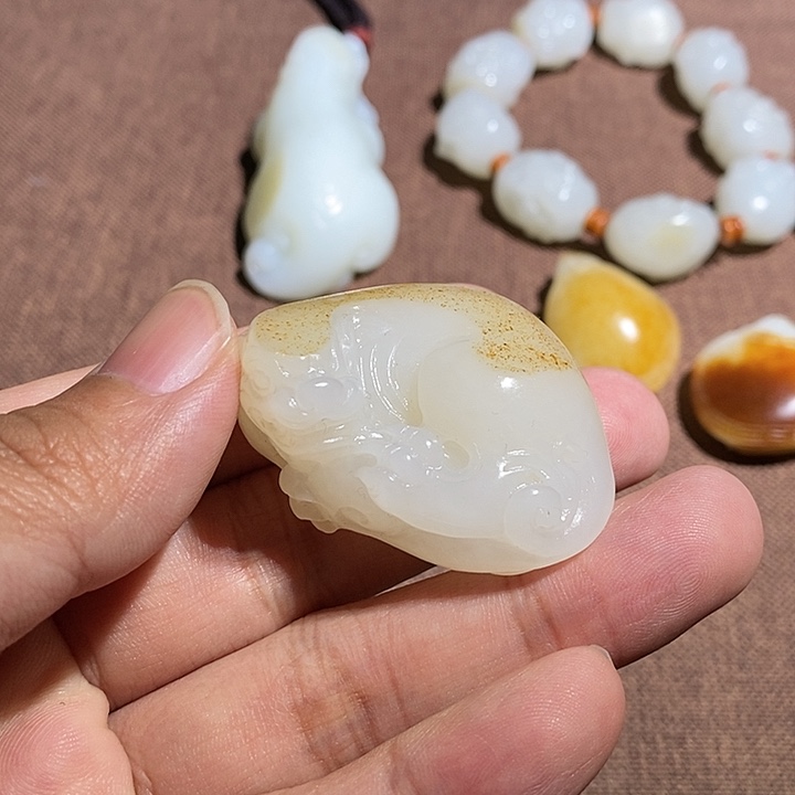 和田玉挂件未镶嵌用****9