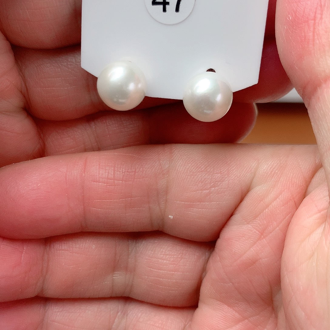 淡水珍珠戒指银S925镶嵌