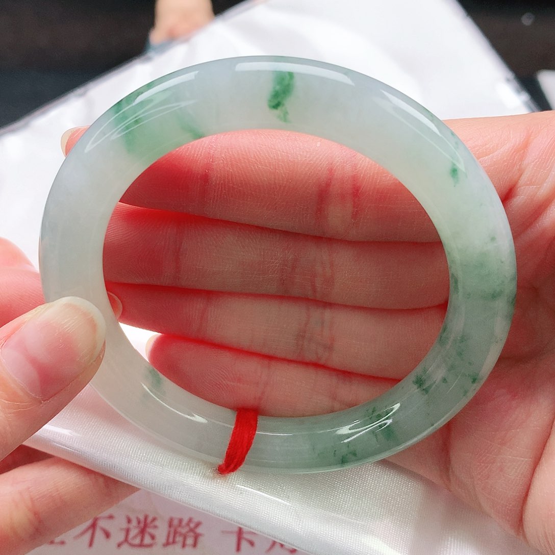 未镶嵌手镯翡翠53圈