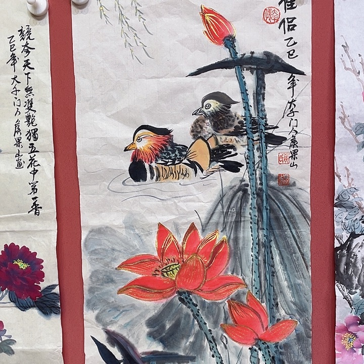 国画侯老师手绘作品