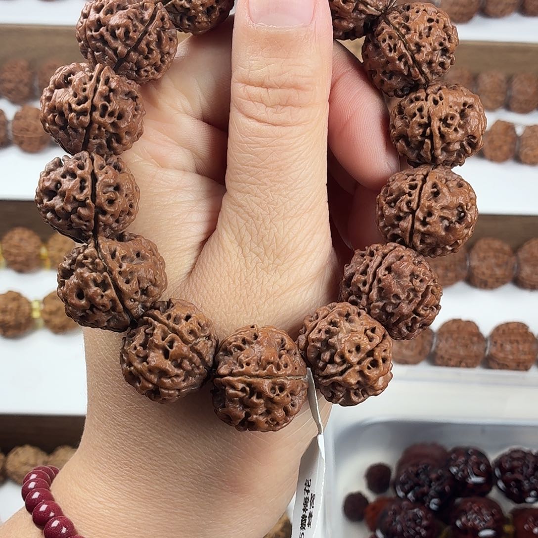 手串金刚菩提原生态精品5瓣蜂窝双龙