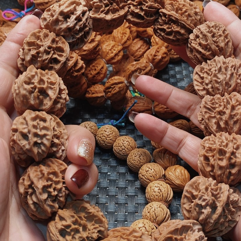 【闪购商品】文玩核桃吊坠郭****7野麻核桃