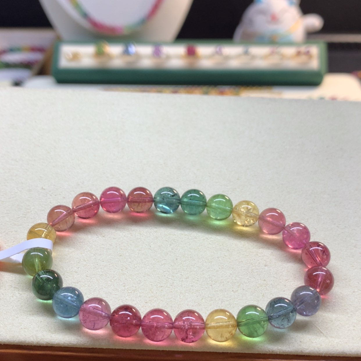 【闪购商品】碧玺手串未镶嵌彩虹8mm