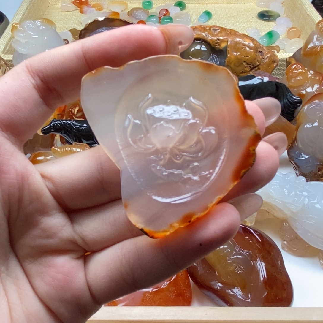 玛瑙/玉髓未镶嵌颈饰