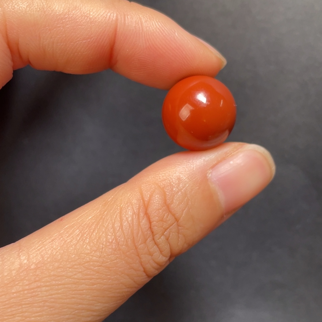 南红玛瑙未镶嵌单珠14*