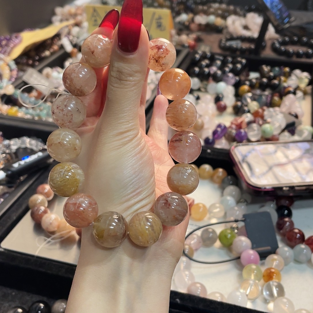 手链水晶未镶嵌千层幽灵