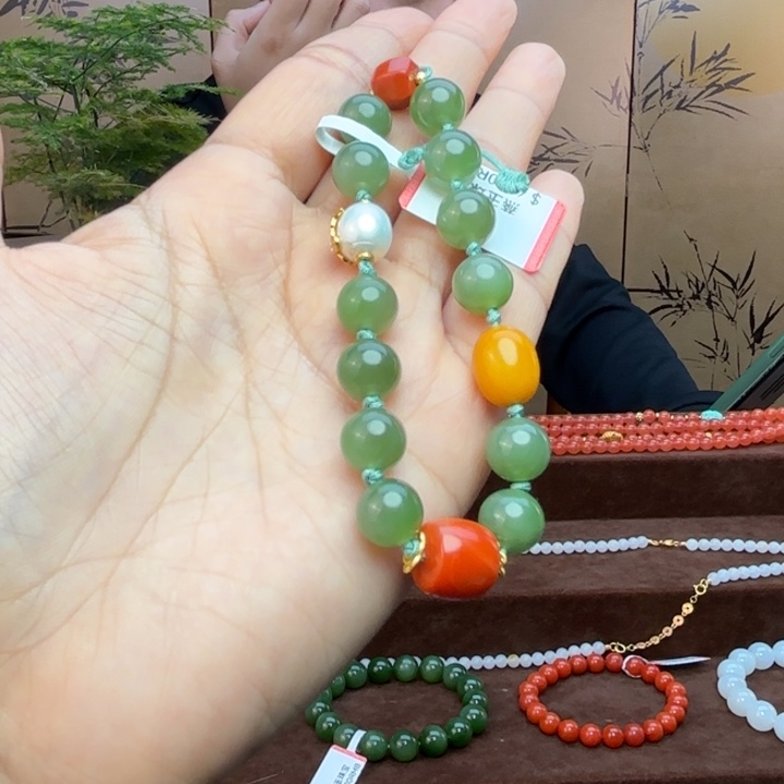 和田玉手链未镶嵌