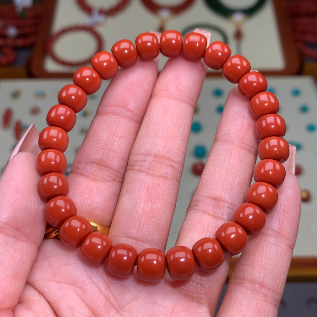 南红玛瑙颈饰未镶嵌