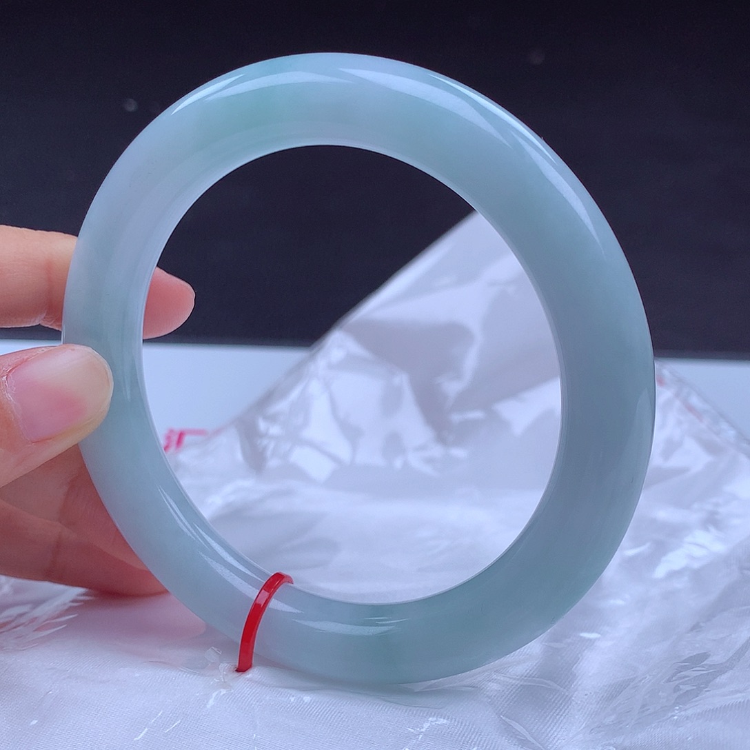 未镶嵌手镯翡翠60.7圈001010