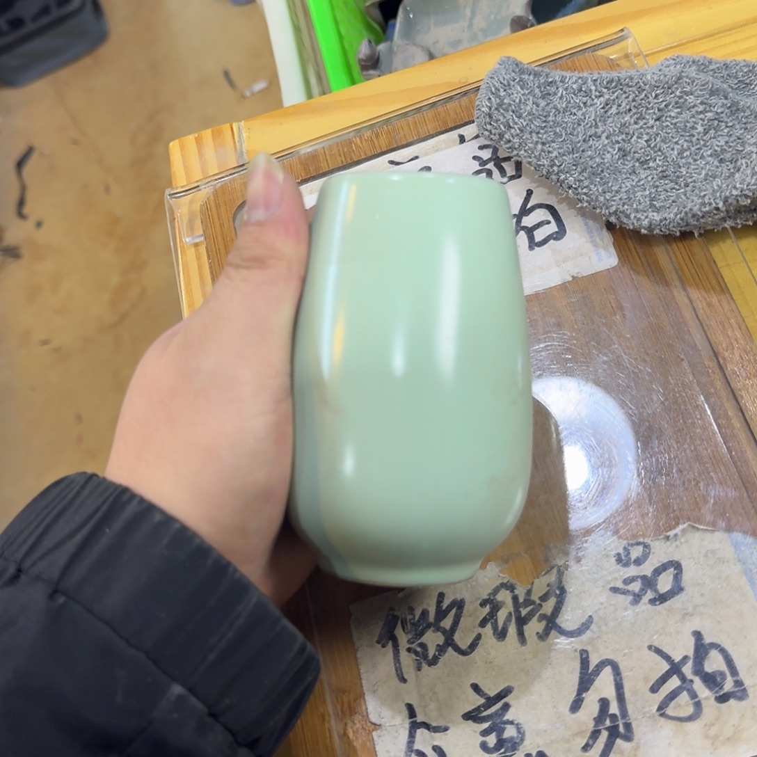 微瑕疵介意勿拍陶瓷器皿K755