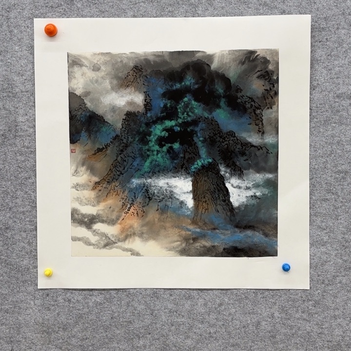 国画花鸟的翅膀和翅膀是