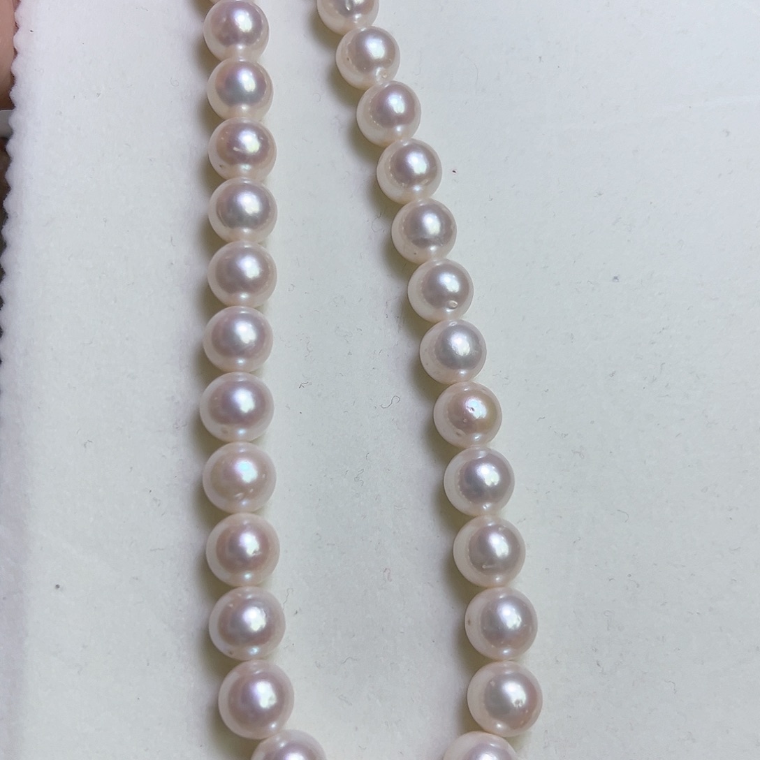 淡水珍珠银S925镶嵌颈饰12-13淡水珍珠