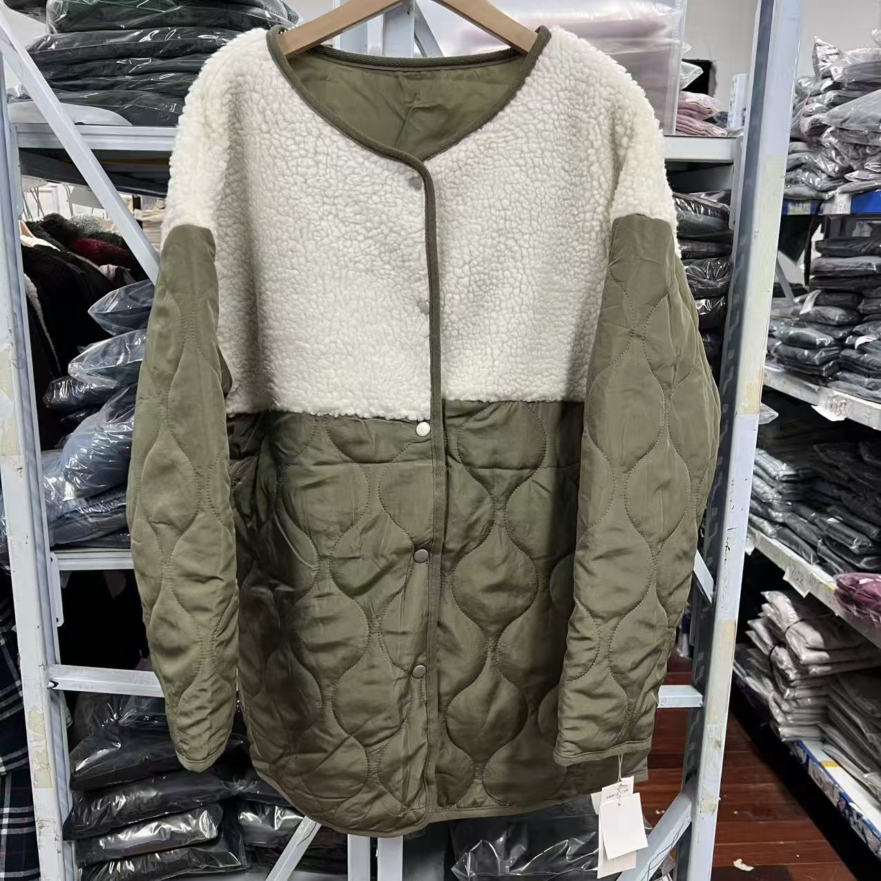 福惜 日单棉服中长款盖屁股保暖外套 7533 7532 7495 7534 7535