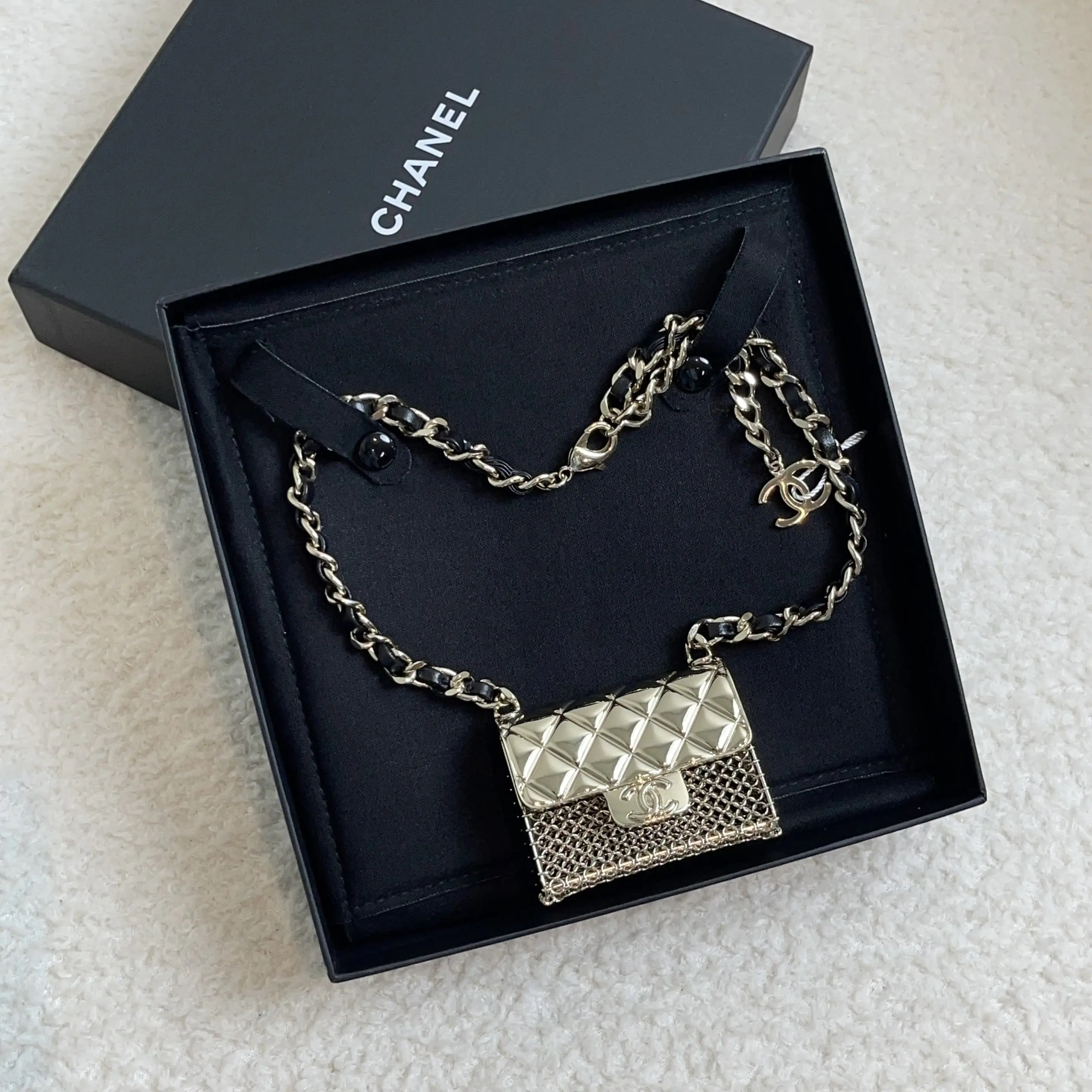 99新 Chanel/香奈儿 21S包包项链多种戴/17283340/12期/代卖服务