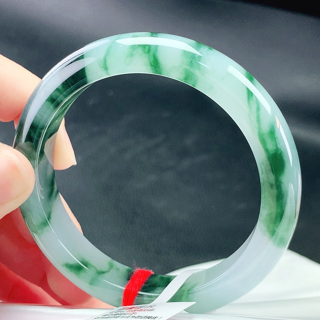 未镶嵌手镯翡翠59圈