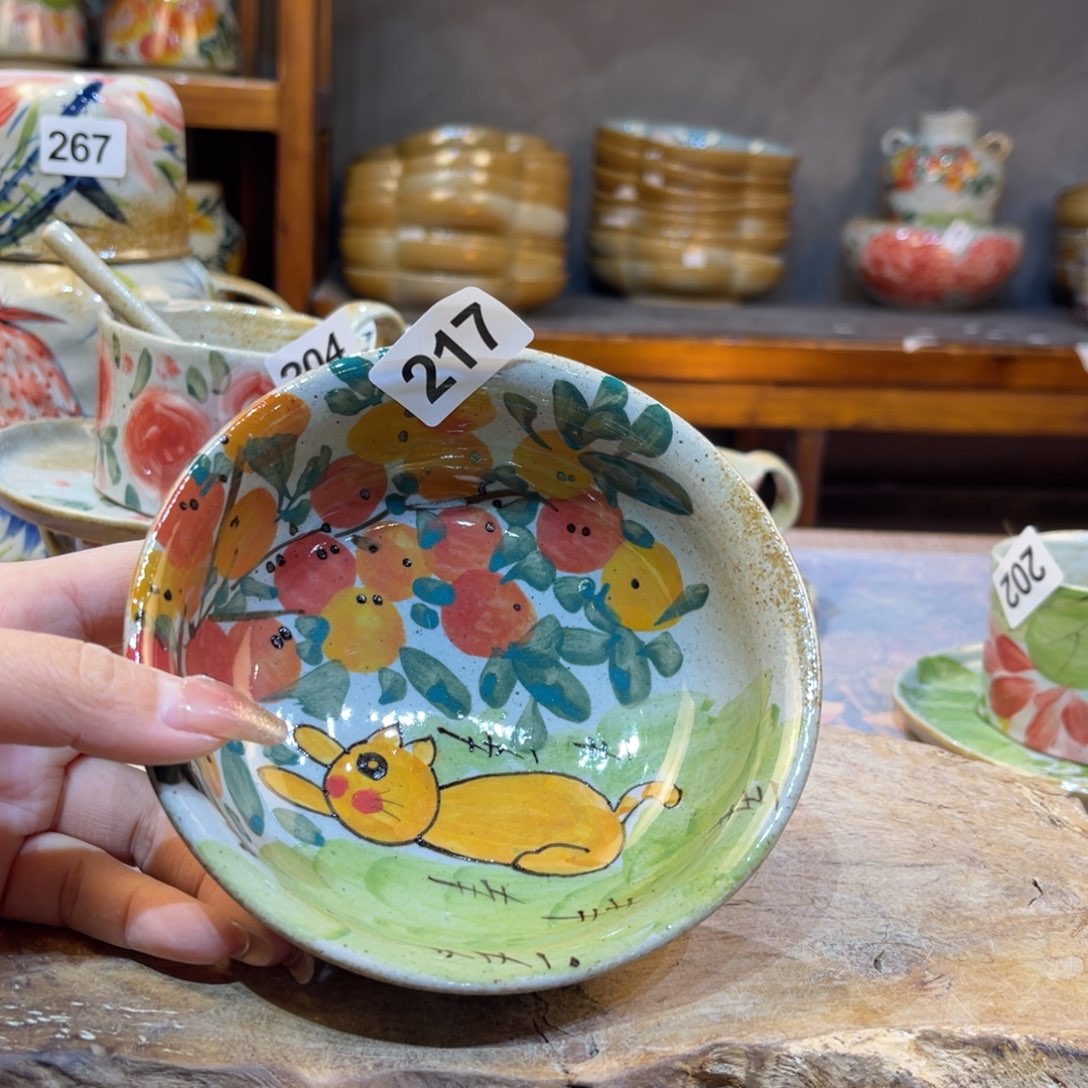 摆件荔*景德镇手工制作
