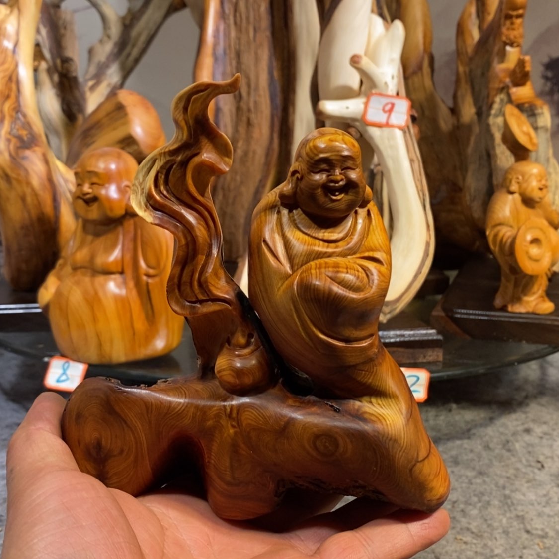 【闪购商品】柏木（崖柏）根雕木雕工艺品摆件家居手把件