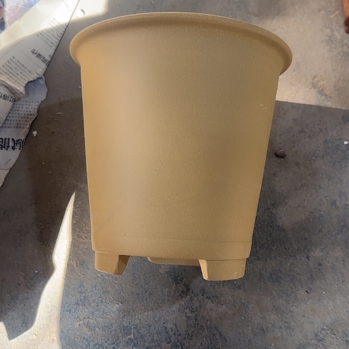 20×19四只手工黄段泥   