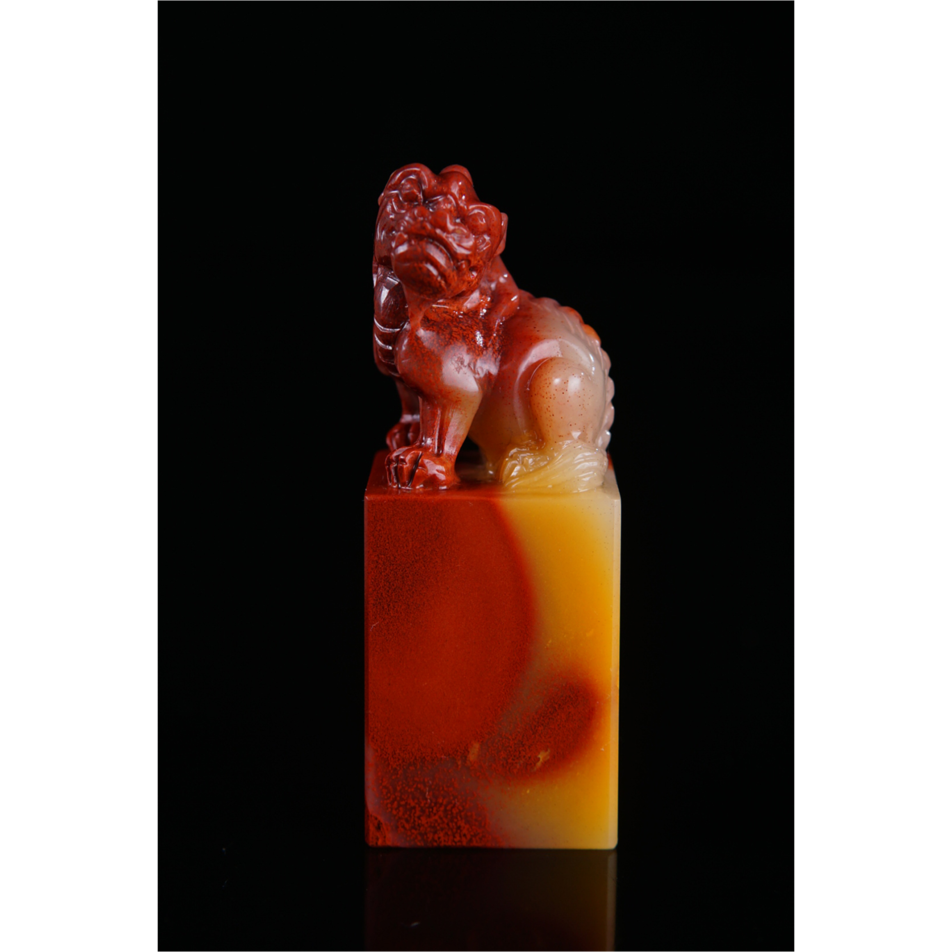 寿山高山石《瑞兽》方章 