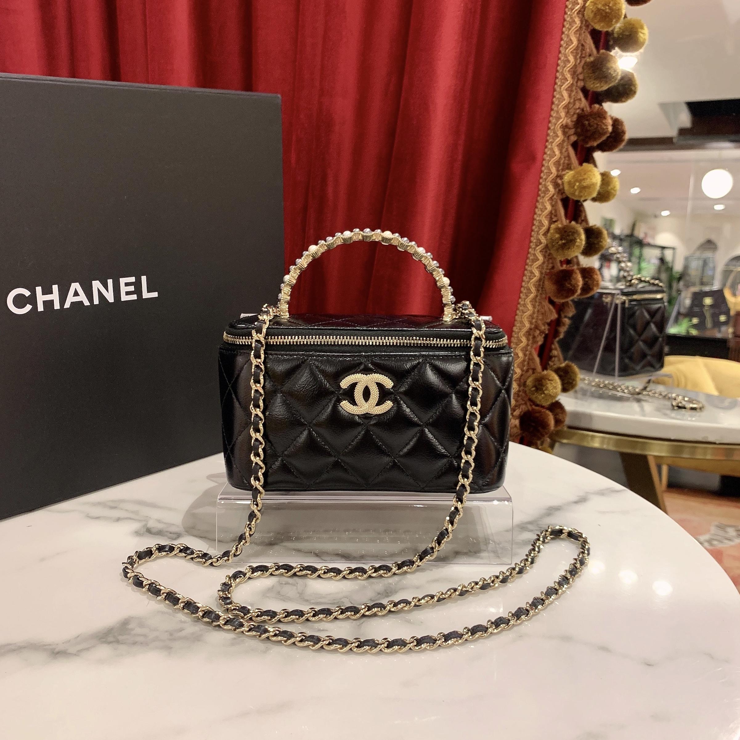 95新 Chanel/香奈儿 GGS24p珍珠手柄长盒子芯片款18325704