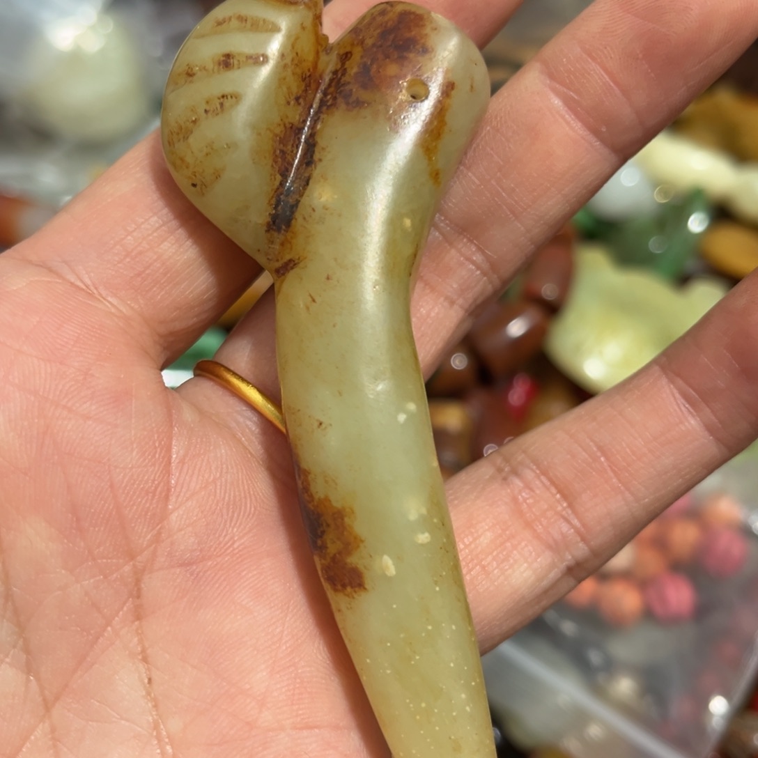 ～***查罗石合金颈饰摆件一件一拍