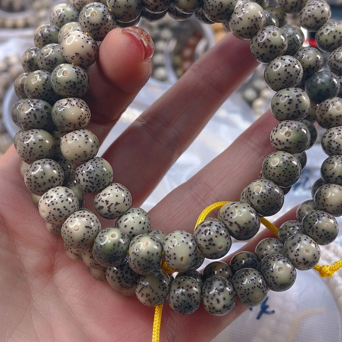 星月菩提吊坠?**?原生态青花鼓珠一物一图9/8