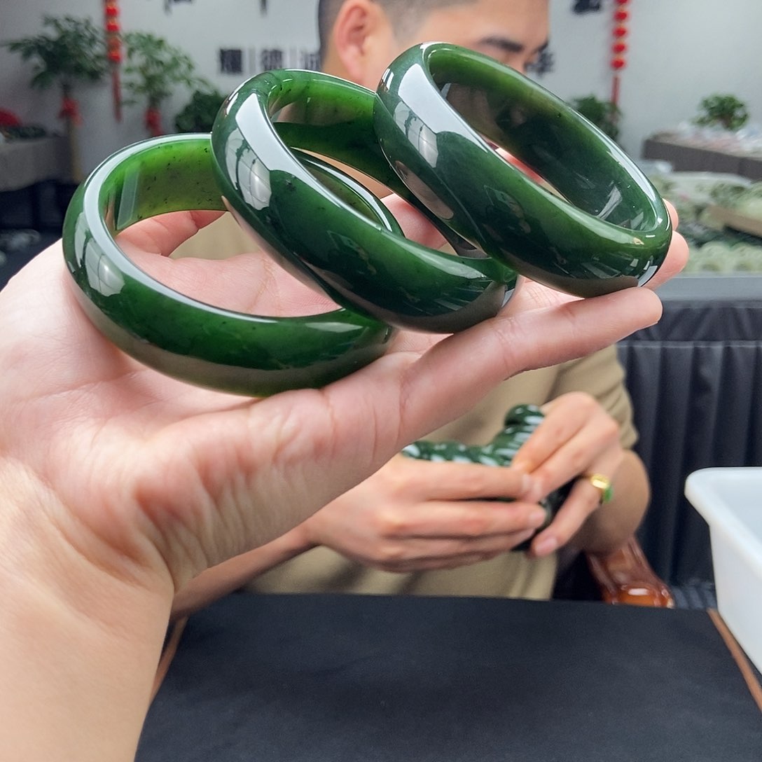 和田玉57-60颜色多样性发拍一发一未镶嵌