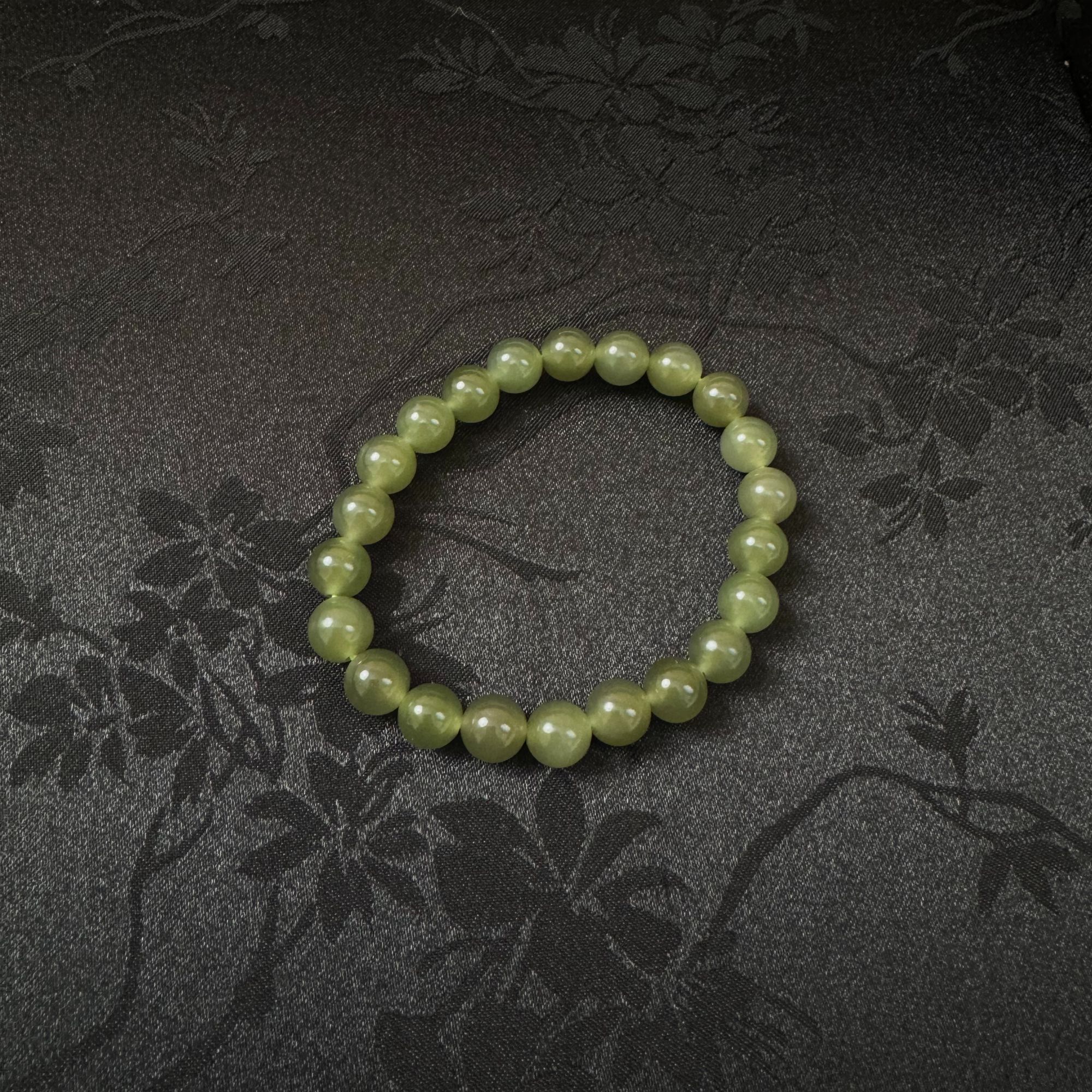 【大华珠宝】天然和田玉手串 晴水手串 轻奢简约 新中式国风手链