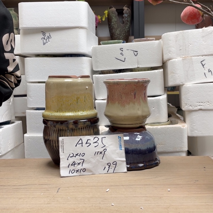 粗陶多肉花盆微瑕535