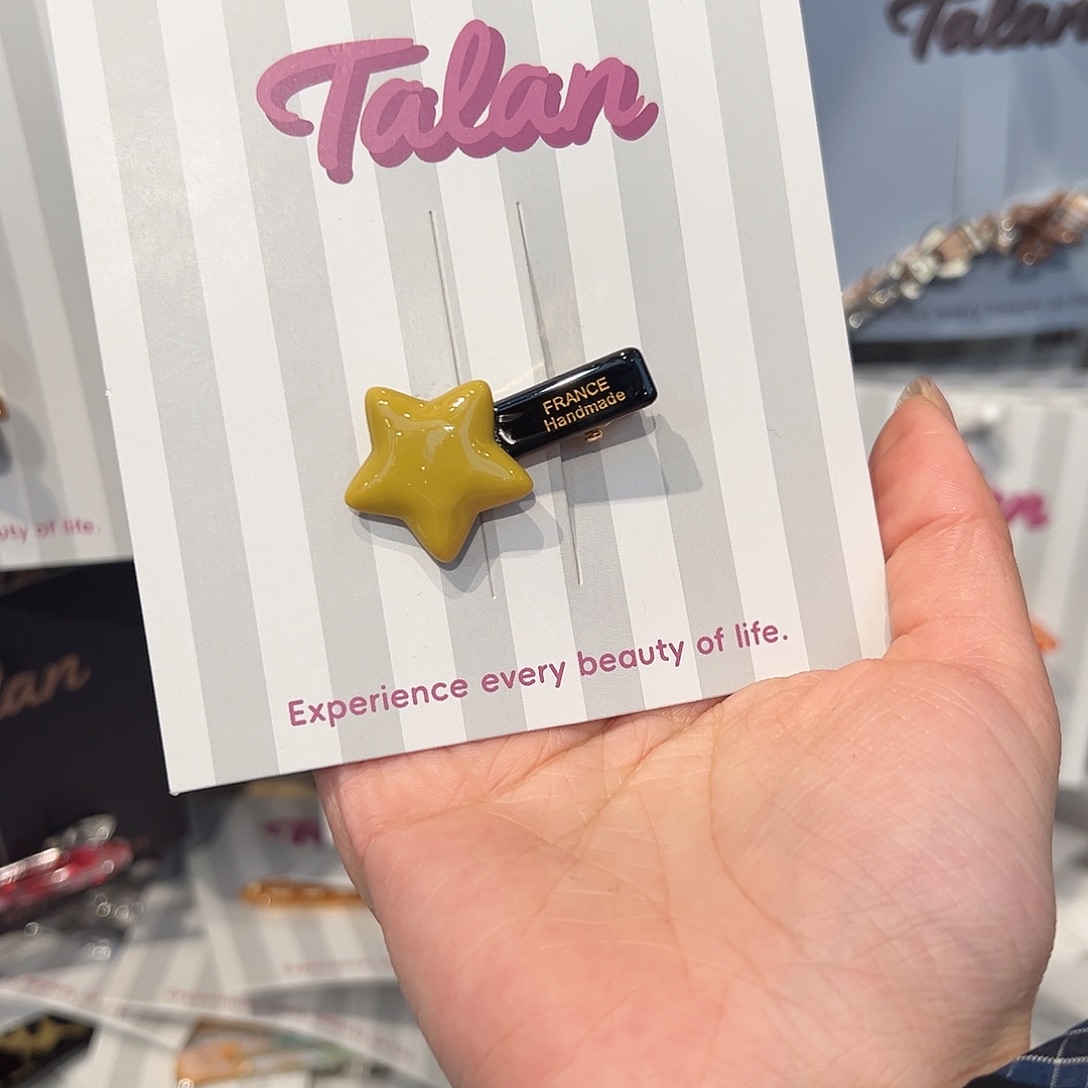 布艺铁合金星星鸭夹