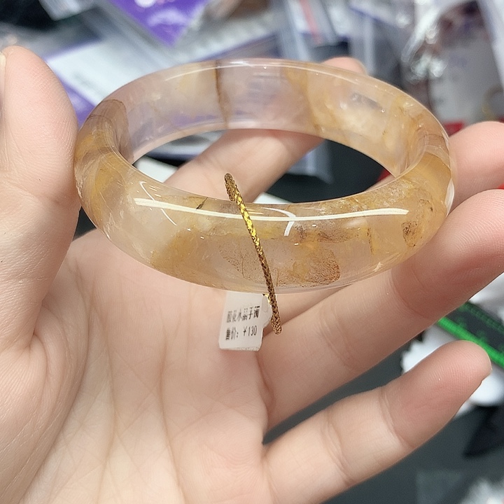 黄晶手镯未镶嵌161（5354）d 