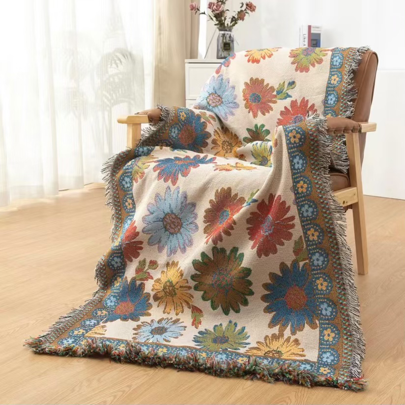 【太阳花】80*180cm沙发巾