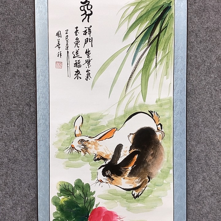 国画刘国华手绘作品1111