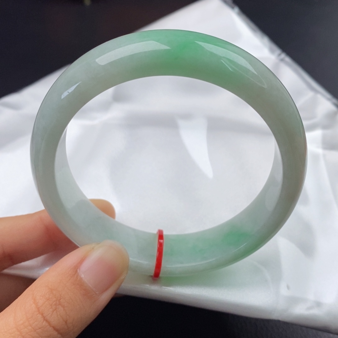 翡翠手镯未镶嵌5960正圈