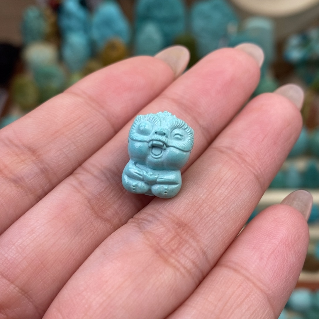 未镶嵌绿松石珠宝奇石
