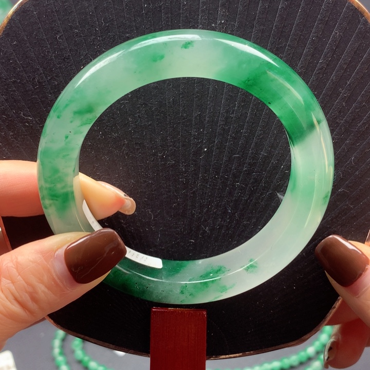 石英质玉未镶嵌手镯55-56