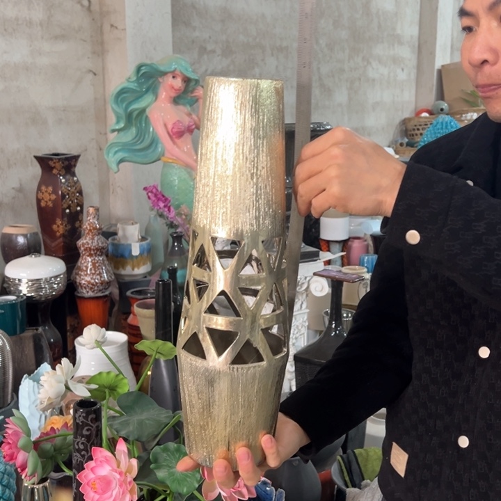 瓶高度45厘米口径7厘米微瑕捡漏