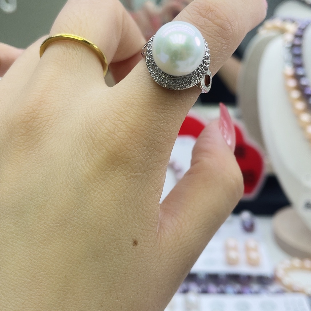 戒指未镶嵌淡水珍珠