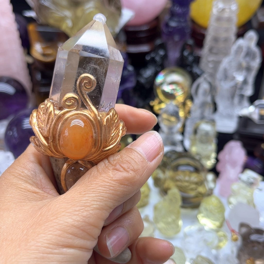 水晶摆件未镶嵌水晶