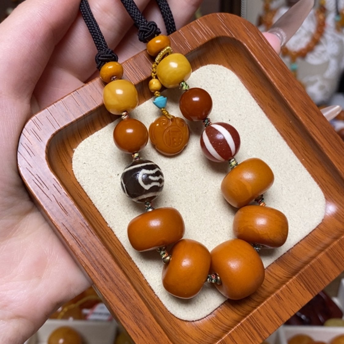 【闪购商品】手链蜜蜡未镶嵌项链