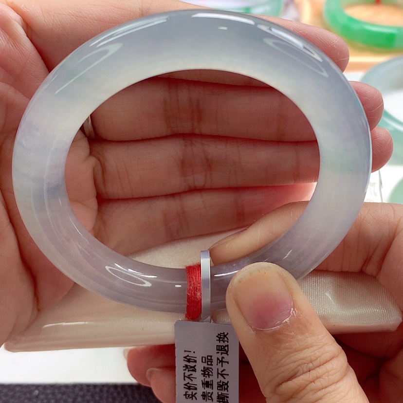 【闪购商品】翡翠手镯（圆镯）未镶嵌安*分单1A
