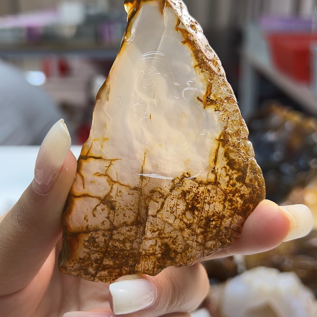 玛瑙/玉髓未镶嵌吊坠(不含链)