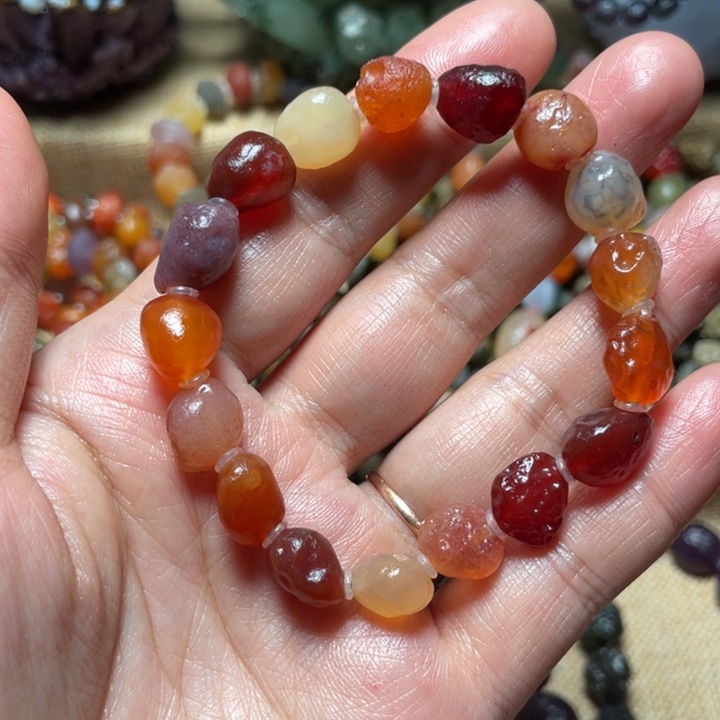 玛瑙/玉髓未镶嵌手链