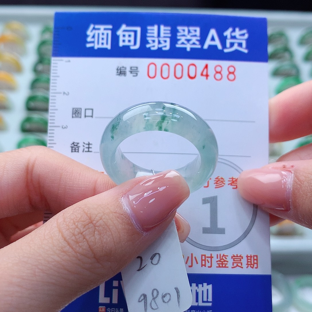 未镶嵌戒圈翡翠20号